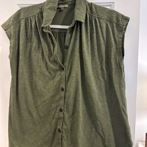 Lilla P Olive Green Shirt